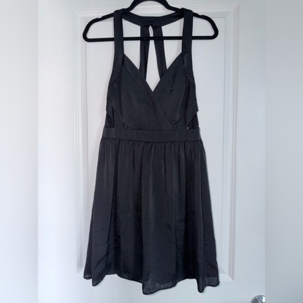 BCBGeneration Women’s Black Cutout Sleeveless Mini Dress